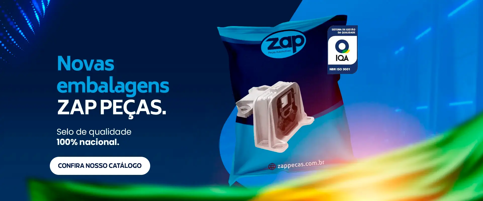 Novas embalagens Zap Peças
